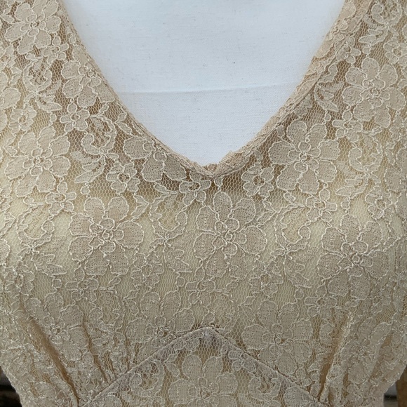 Vintage ~ Two-Piece Lace Dress ~ Size 7/8 - Picture 7 of 8